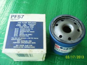 pf 57 oil filter