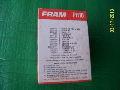 ph 10 oil filter